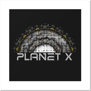 Space Art Planet X Brand Logo Posters and Art